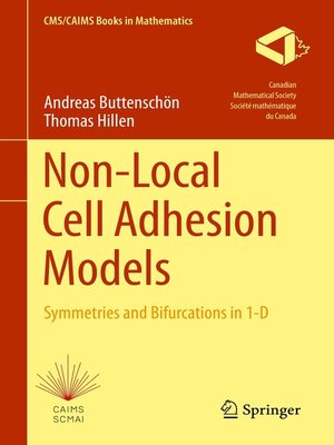 cover image of Non-Local Cell Adhesion Models